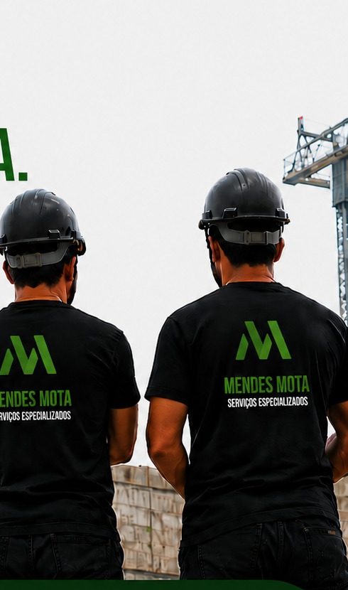 Equipa da Mendes Mota em estaleiro de obra