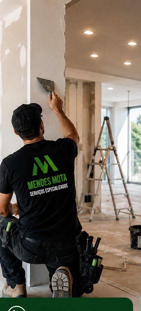 Espaço interior em remodelação